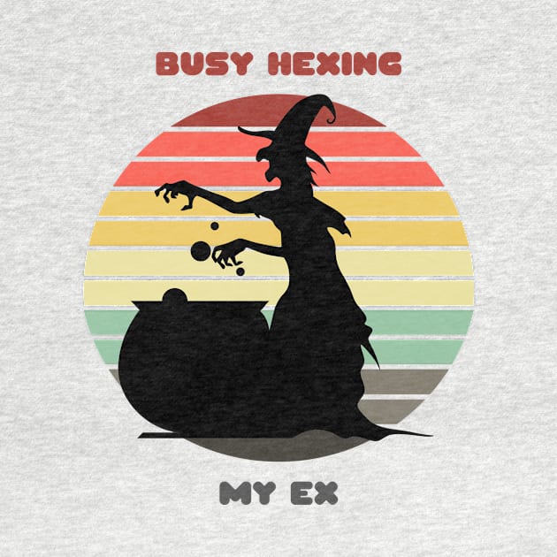 Sunset Witch / Busy Hexing My Ex by nathalieaynie